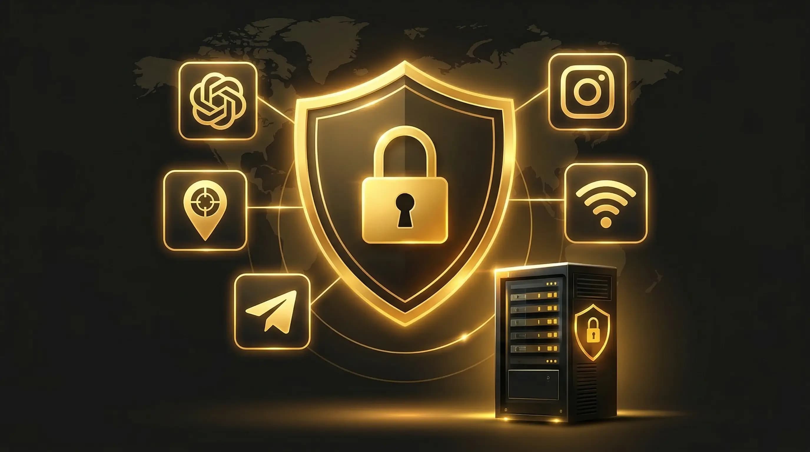 ClickVPN использует современные VPN-подключения для защиты соединения